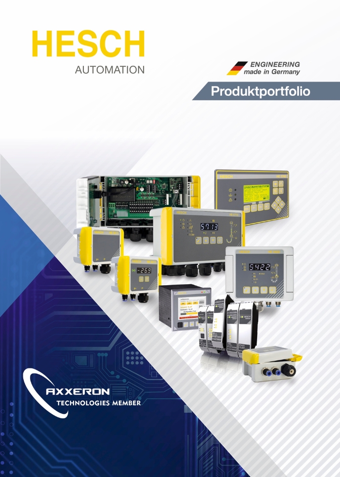 AXXERON HESCH Electronics Produktportfolio – Automatisierungstechnik, Steuerungen und Industrieelektronik im Überblick